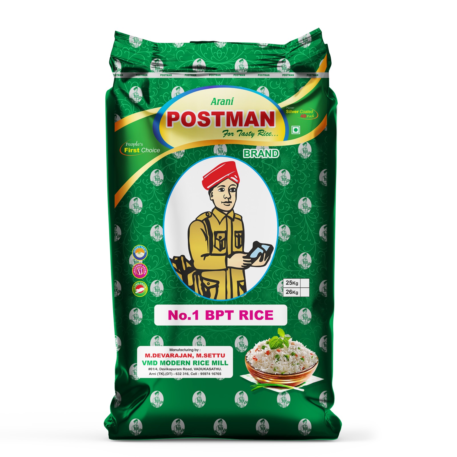 Arani’s Finest Steam Rice (26kg)