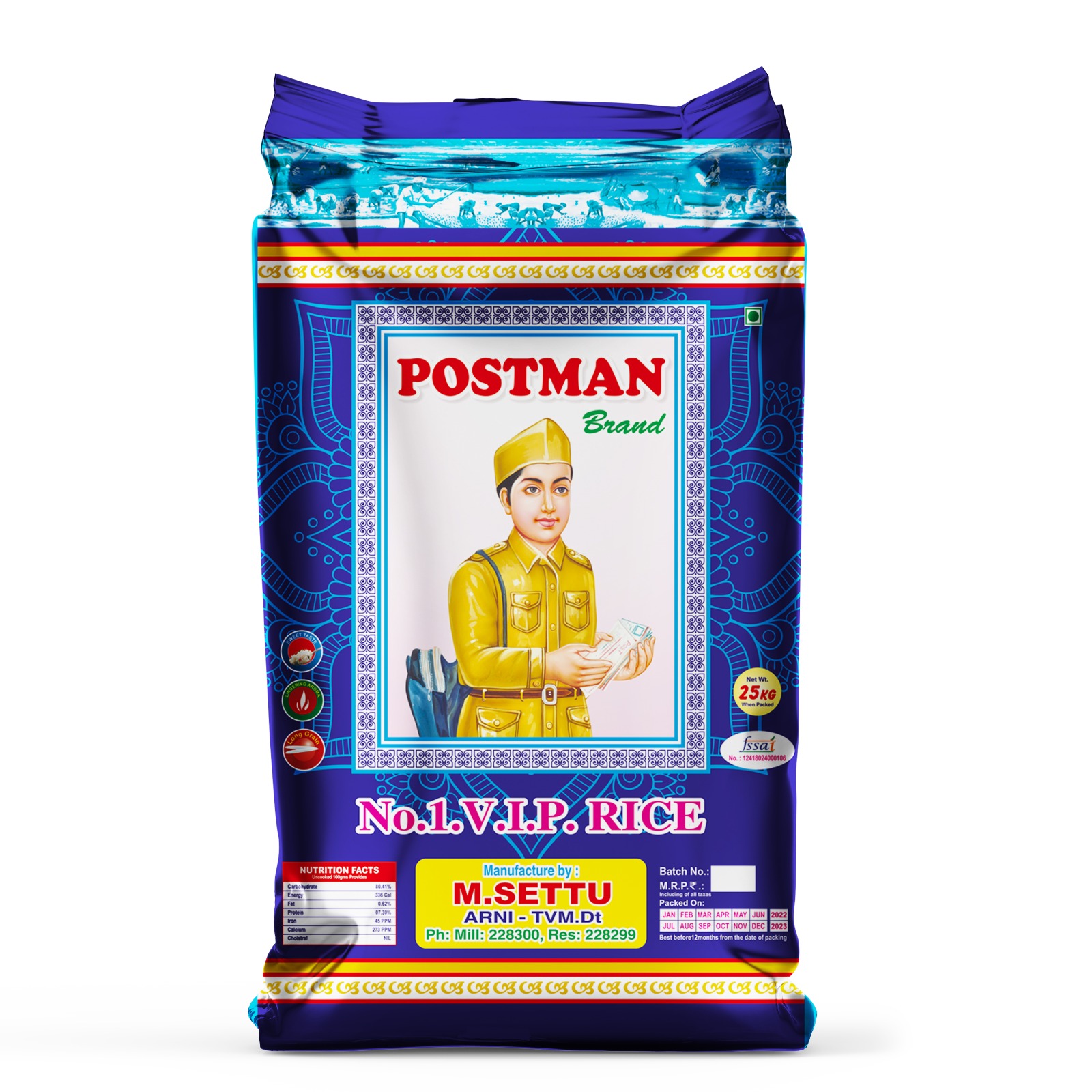 Premium Arni Parboiled Rice (25kg) Idli Rice