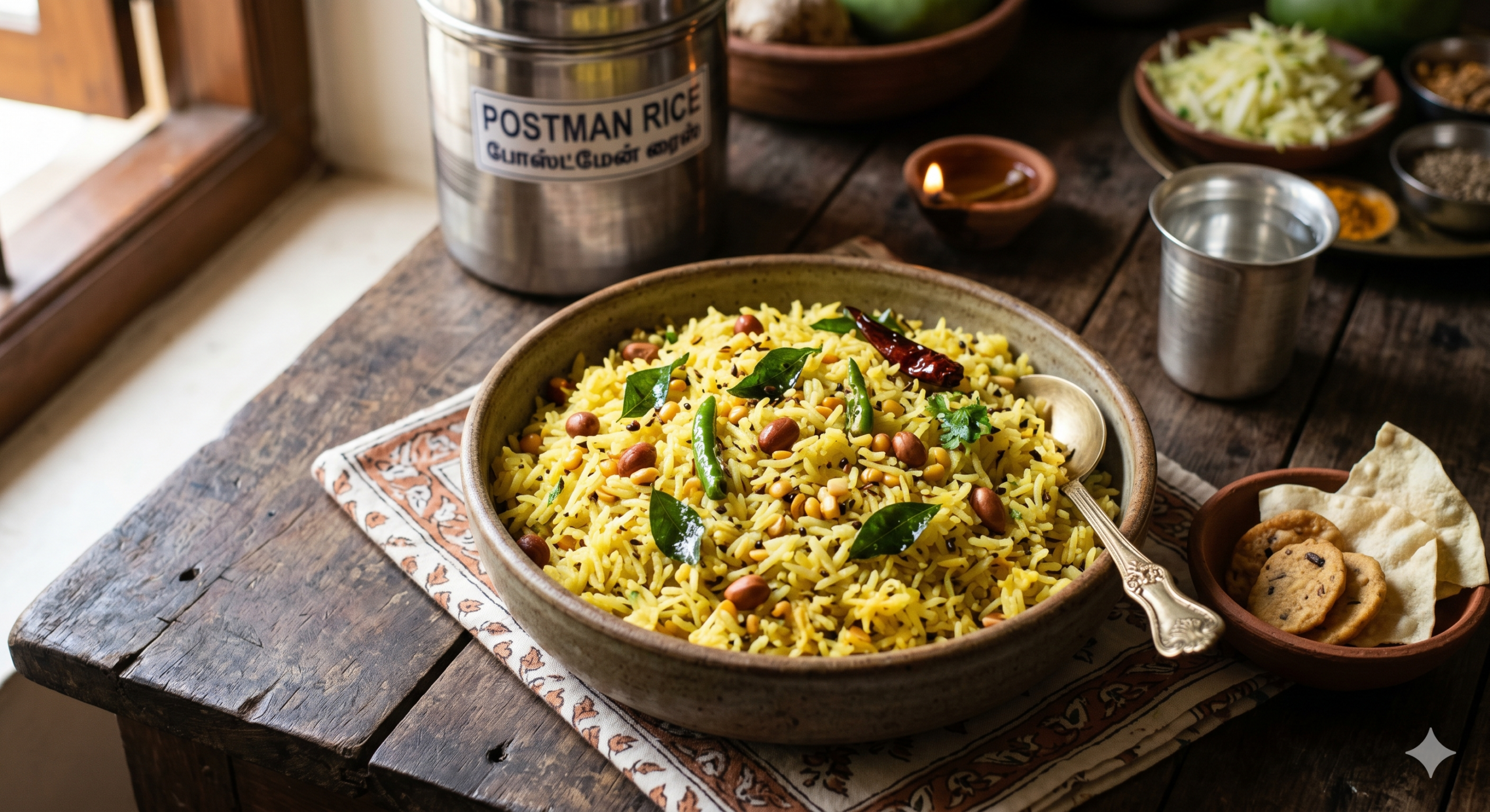 “Ready in 20 minutes! Super spicy and sour mango rice”